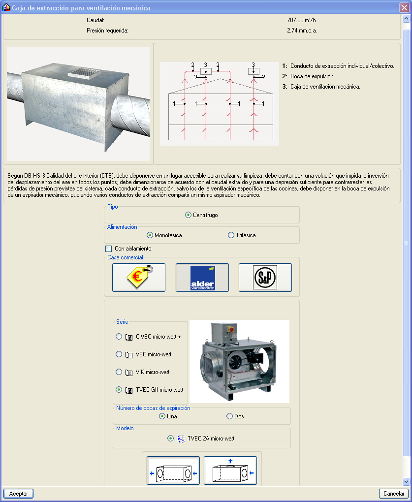 Instalaciones del edificio. Salubridad. Ventilación (Calidad del aire